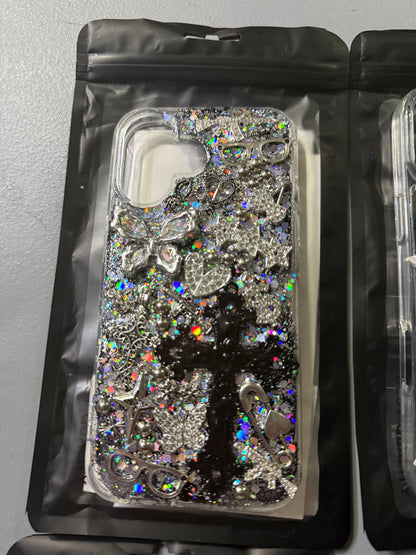 “Black Cross” Iphone 16 Case