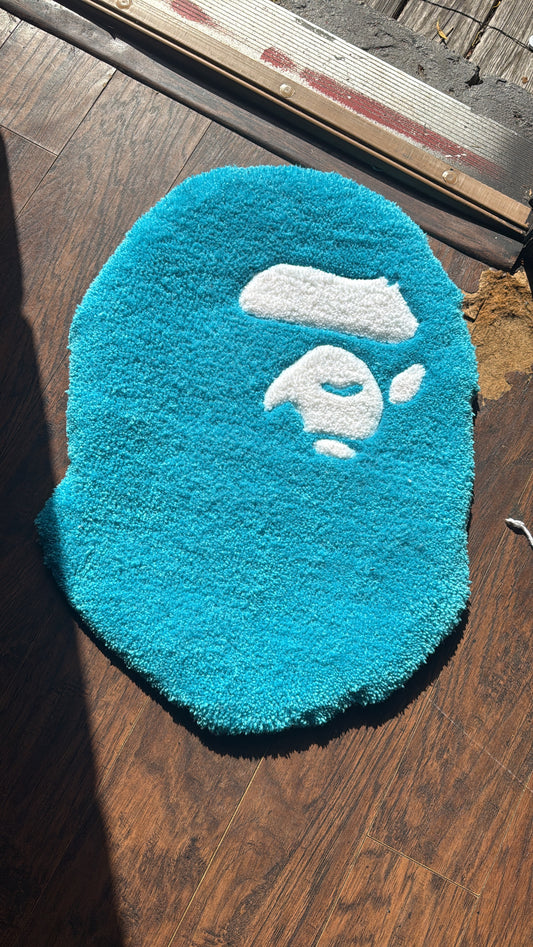 “Ape Head” Tufted Rug