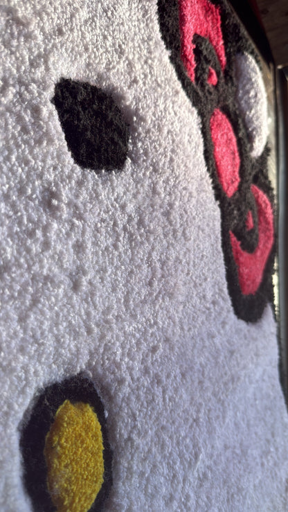 “Hello Cat” Tufted Rug