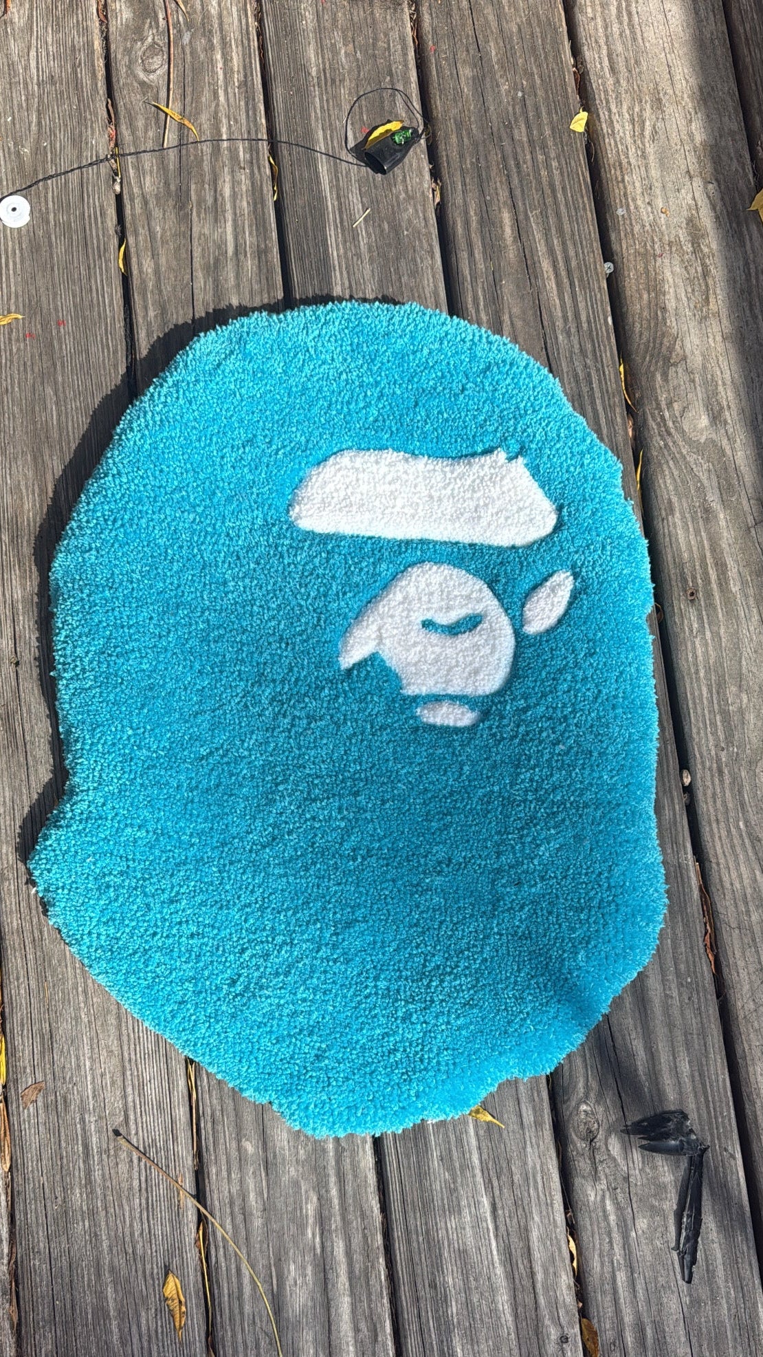“Ape Head” Tufted Rug