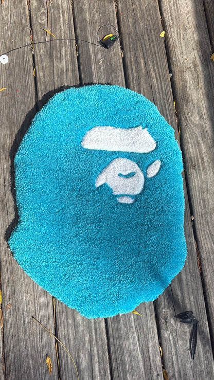 “Ape Head” Tufted Rug