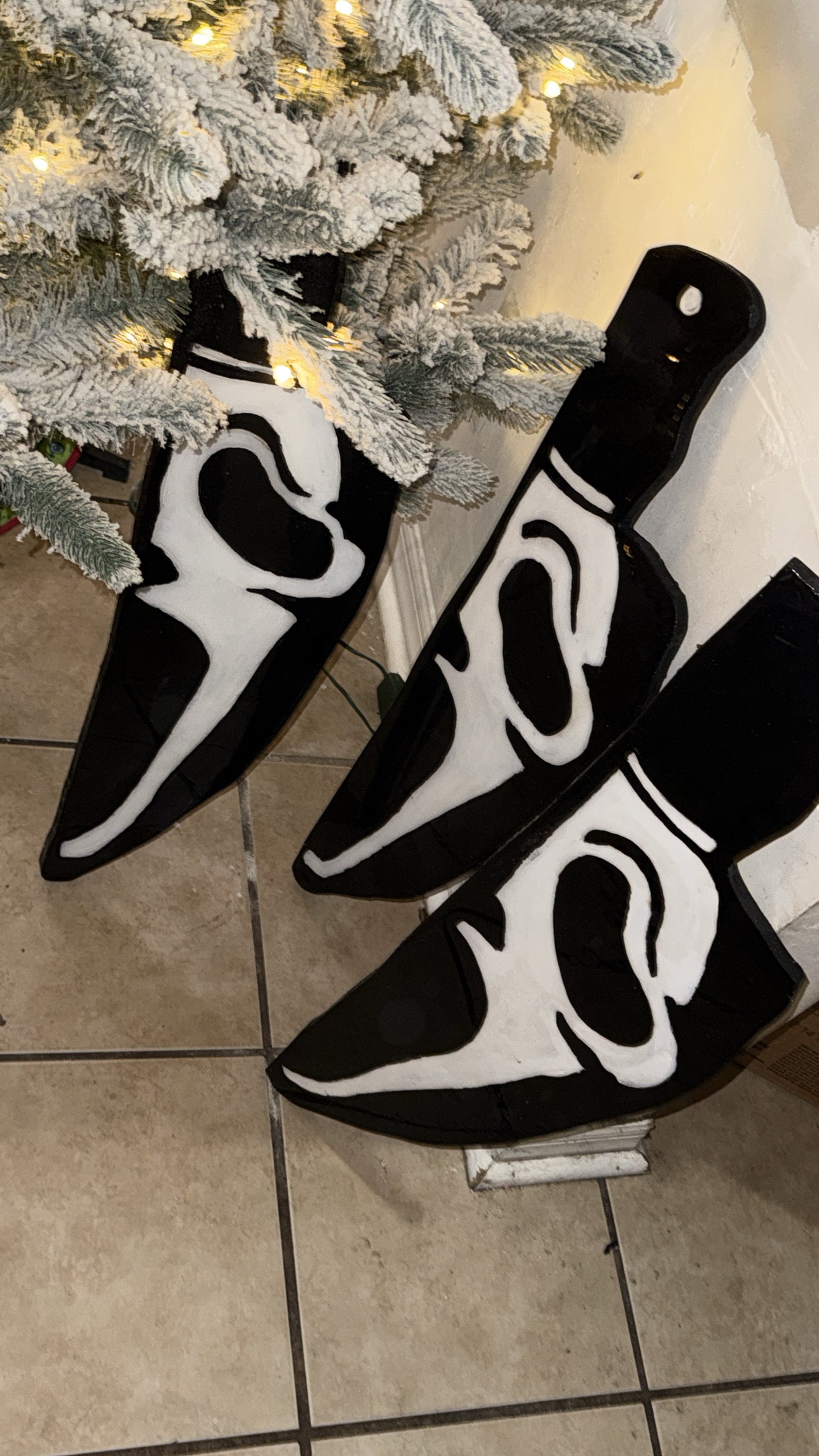 “SCARY” Knife Custom Epoxy Wall Art