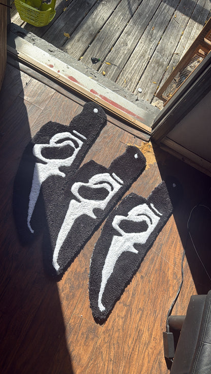“SCARY” Knife Tufted Rug