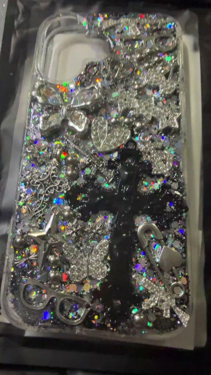 “Black Cross” Iphone 16 Case